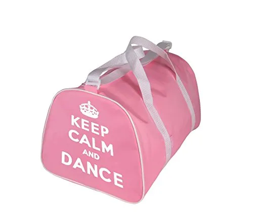 KEEP CALM AND DANZA Borsa Borsone per ballerina in rosa, Rosso, nere o blu - Rosa - Keep Calm and Danza