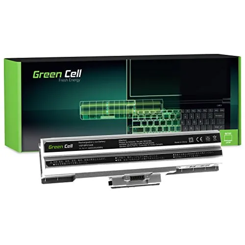 Green Cell Batteria per Sony Vaio VGN-NW21M/S VGN-NW21MF VGN-NW21MF/P VGN-NW21MF/S VGN-NW21MF/W VGN-NW21SF VGN-NW21SF/S VGN-NW21SF/T VGN-NW21ZF VGN-NW21ZF/S Portatile (4400mAh 11.1V Argento)