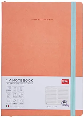 Legami MY NOTEBOOK - LARGE LINED SALMON