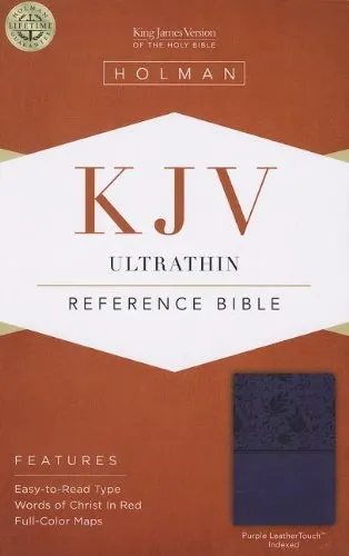Holy Bible: King James Version, Purple, Leathertouch, Ultrathin, Reference