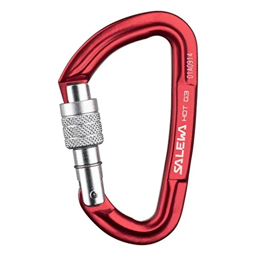 Salewa Hot G3 Screw Moschettone, Unisex adulto, Red, Taglia Unica