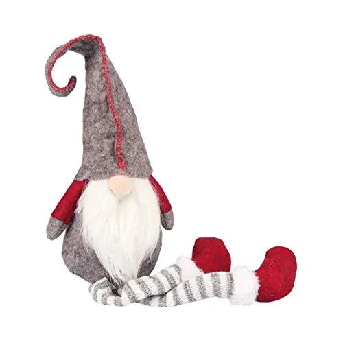Weiye Handmade svedese Tomte Christmas Gnome – regali di Natale ornamenti Holiday Home Table Decor 1pcs Gray a