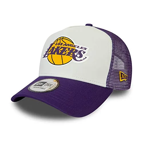 A NEW ERA Era Los Angeles Lakers NBA cap Trucker Kappe Verstellbar Basketball Snapback Lila - One-Size