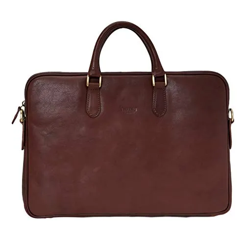 I Medici Firenze, Borsa porta PC, cartella in pelle, Briefcase, 110 (T.Moro)