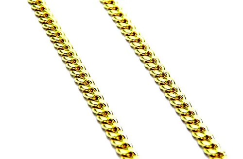 Collana Oro Giallo 18kt (750) Catena Grumetta Cm 50 Uomo