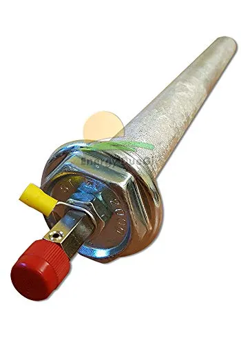 Anodo di magnesio con tester, attacco 1"1/2, per bollitori accumuli serbatoi (Lunghezza = 550 mm)