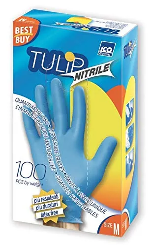 Casa - Guanti Monouso Tulip Nitrile Size M 1x100pz