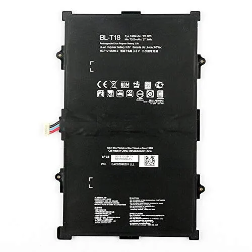 Batteria interna BL-T18 7400 mAh compatibile con LG G Pad X 10.1 (V930)