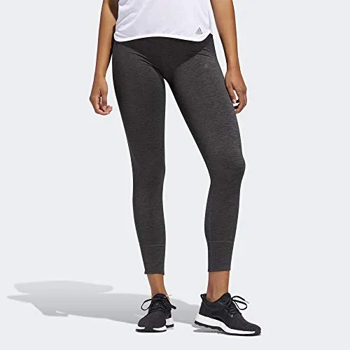 adidas Response - Pantaloni Aderenti Climawarm da Donna, Donna, CY5732, Black/Carbon, XL