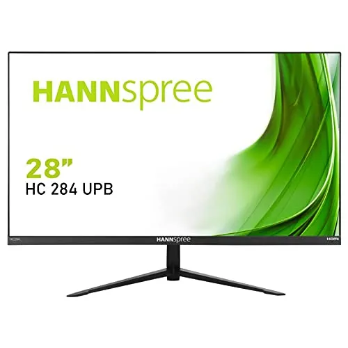 HANNSPREE HC284UPB 4K LED-Monitor 71.1cm (28 Zoll) EEK F (A - G) 3840 x 2160 Pixel 4K, UHD 5 ms HDMI