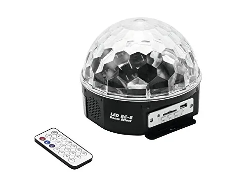 Effetto luce Light per Dj Mini ball a led DMX Eurolite MP3 Beam BC-8