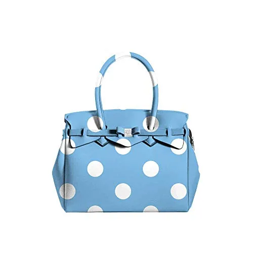 Save My Bag – Borsa a mano da donna – Miss Plus – Pois Blu