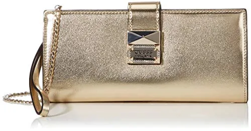 Guess Dazzle Wristlet Clutch Borsa a Zainetto da Donna, Oro, Taglia Unica