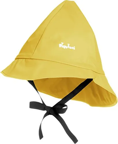 Playshoes - 408951 Regenmütze Mit Baumwoll-Futter, Cappello per bambini, Giallo (Gelb (12 gelb)), Taglia produttore: 53