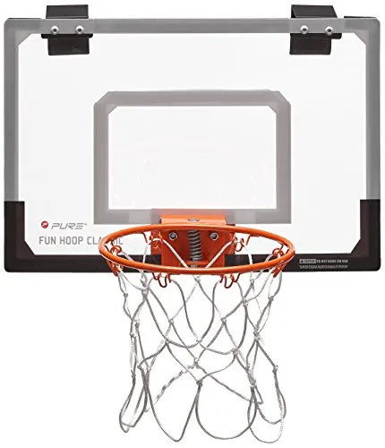 Pure2Improve Fun Hoop Classic Canestro, Unisex – Adulto, Bianco, Taglia Unica