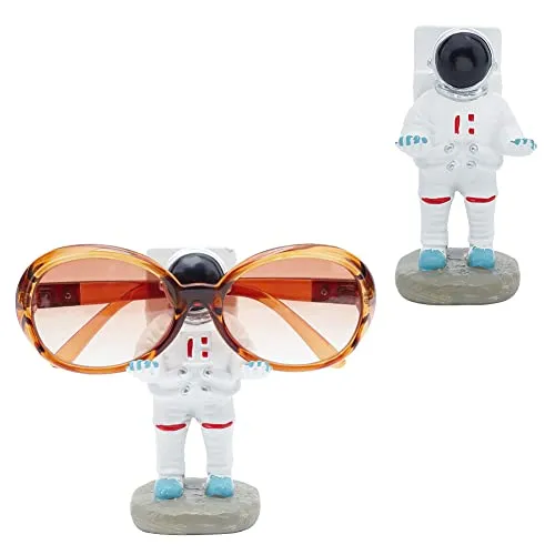 NBEADS 2pz Portaocchiali Spaceman, Espositori per Occhiali Simpatici Occhiali da Sole Portaoggetti Porta Occhiali da Lettura Comodino Home Office Scrivania Decor per Home Office Occhiali Decorativi