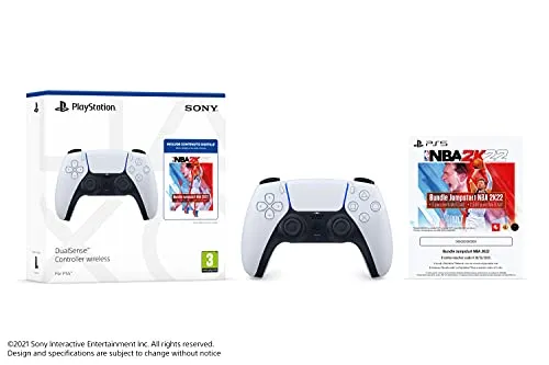 Sony PlayStation®5 - DualSense™ Wireless Controller ™ + NBA 2K22 Jumpstart Bundle [Esclusiva Amazon]