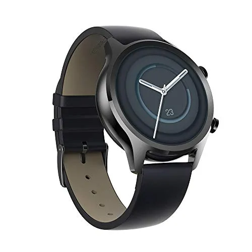 Ticwatch C2 Plus 1 GB di RAM Smartwatch Orologio Intelligente Pagamenti NFC IP68 Impermeabile GPS Incorporato Fitness Cardiofrequenzimetro Google Assistant Compatibile Android e iOS Onyx