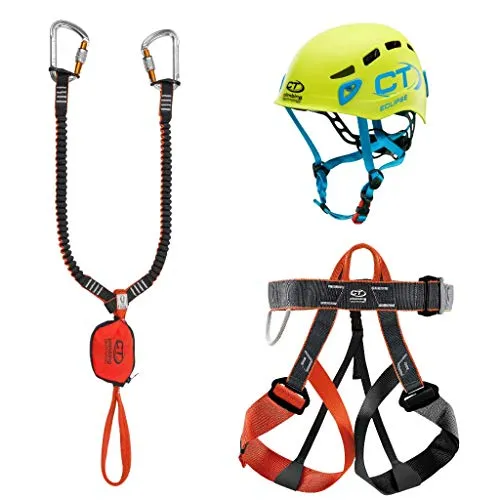 Climbing Technology Evolution Eclipse, Set Ferrata Unisex Adulto, Multicolore, Taglia Unica