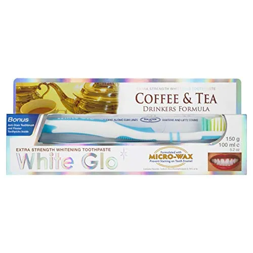 White Glo Coffee + Tea Drinkers Formula Whitening Toothpaste