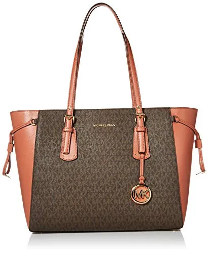 MICHAEL Michael Kors Voyager Medium Multi Function Top Zip Tote Sunset Peach One Size