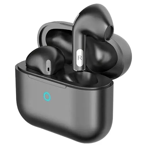 Cuffie Bluetooth 5.0,Cuffie in Ear Wireless con Bassi Immersivi,HD Microfoni,Auricolari Senza Fili IPX5 Impermeabile, 30 Ore di Riproduzione, Super Leggero Cuffiette Bluetooth Sport, per iOS & Android