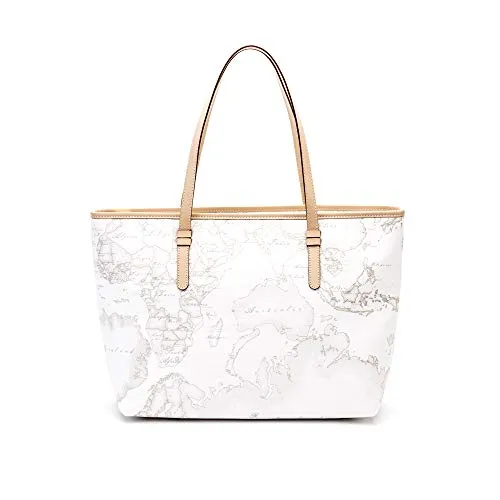 BORSA PRIMA CLASSE ALVIERO MARTINI GEO WHITE SHOPPING GRANDE CD0076188 WHITE