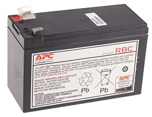 APC APCRBC110 - Pacco Batterie Sostitutive per APC UPS BR550GI, BX700UI, BX700U-GR