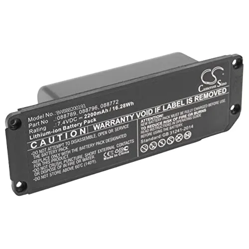 vhbw batteria sostituisce Bose 088772, 088789, 088796 per casse, altoparlanti, speaker (2200mAh, 7,4V, Li-Ion)