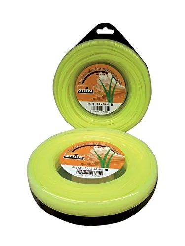 FILO NYLON DECESPUGLIATORE TONDO VERDE MM 2,4x90 ML