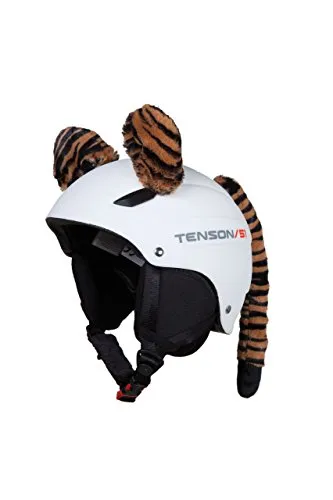 Accessori CASCO Orecchie TIGRE da applicare al casco sci moto adulti bambini