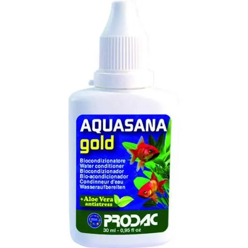 Prodac ELIMINA Cloro con Aloe Vera per Acquario Pesci Rossi AQUASANA Goldfish 30 ML