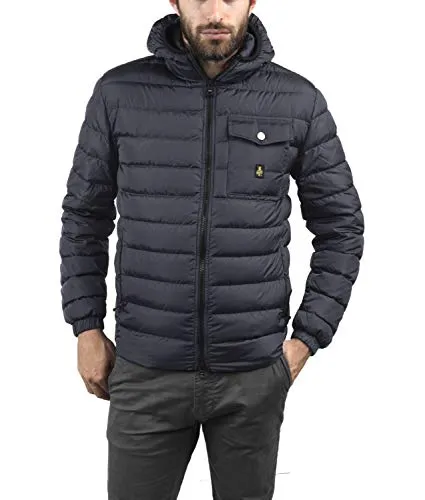 RefrigiWear Hunter Cappotto, Blu (Dark Blue F03700), X-Large (Taglia Produttore:LXL) Uomo