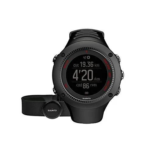 Suunto Ambit3 Run HR, Orologio Unisex – Adulto, Nero, M