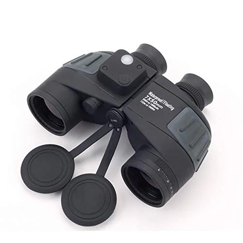 Binocolo 7X50, telescopio con bussola nautica, telescopio ad alta definizione per visione notturna in condizioni di scarsa illuminazione impermeabile più adatto per la caccia di tour di osservazione n