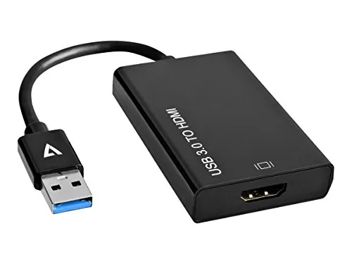 V7 V7U3.0HDMI-BLK-1E USB3.0A Maschio a HDMI Femmina Videocard Nero