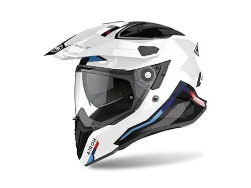 Airoh Commander Factor Casco Motocross (White,L (59/60))