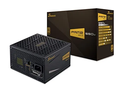 Seasonic Prime Ultra Gold, Alimentatore Atx Modulare da 550W 80Plus Gold