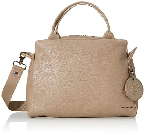 Mandarina Duck Mellow Leather Tracolla/Amphora, Borsa Donna, Grigio, 35x25x10 cm (W x H x L)