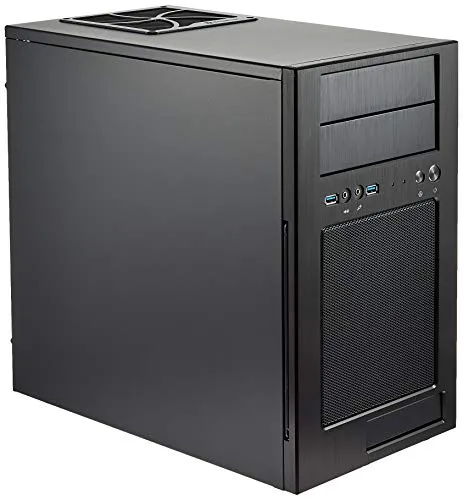 SilverStone SST-TJ08B-E - Cabinet Temjin Big Tower ATX, Silent High Airflow Performance, nero