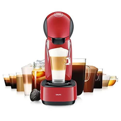 KRUPS Nescafé Dolce Gusto Macchina da Caffè Manuale Infinissima Capsule Multi Bevande 1,2L, Rosso