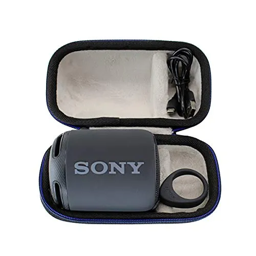 per Sony SRS-XB10 SRS-XB12 Altoparlante Wireless Bluetooth Hard Viaggio Caso scatola Custodia-Nero di GUBEE