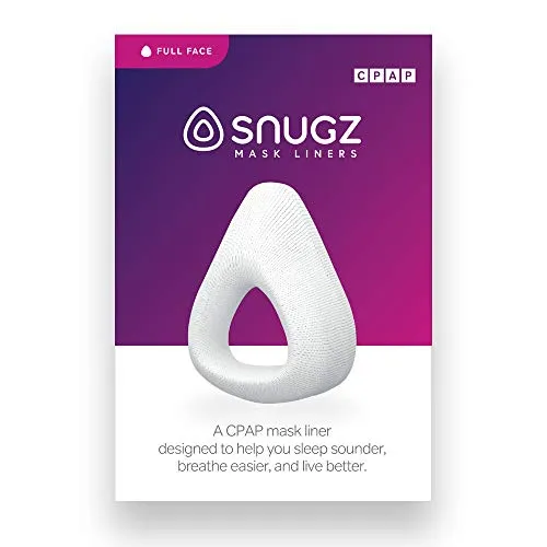 SNUGZ fodere per maschera CPAP: lavabili in lavatrice, taglia unica, per la maggior parte delle maschere CPAP, confezione da 2, dura 90 giorni … (Pieno Volto (intorno al naso e alla bocca))