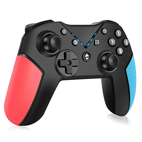 Controller per Nintendo Switch, OCDAY Gamepad Switch PRO Senza Fili Supports Turbo, 6-Axis Gyro, Dual Vibration Joystick Compatible for Switch/ Lite/ PC/ Android