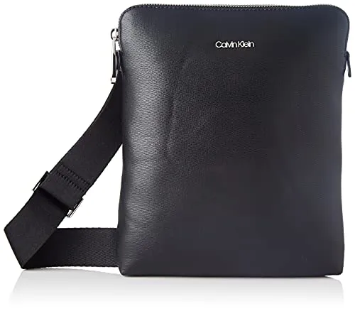 Calvin Klein Minimalismo Flatpack, Reporter Uomo, Nero, Medium