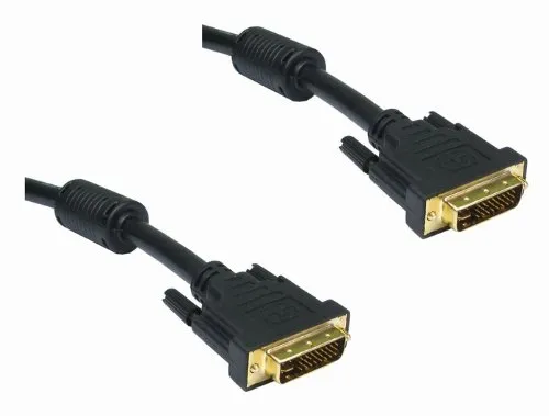 rhinocables DVI Cavo DVI-I Dual Link Maschio Cavo 28 +1 Digitale e analogico 29 Pin (5m)