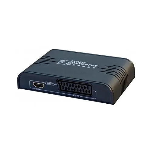 TECHLY IDATA SCART-HDMI2 - Convertitore da SCART a HDMI Scaler 720p / 1080p