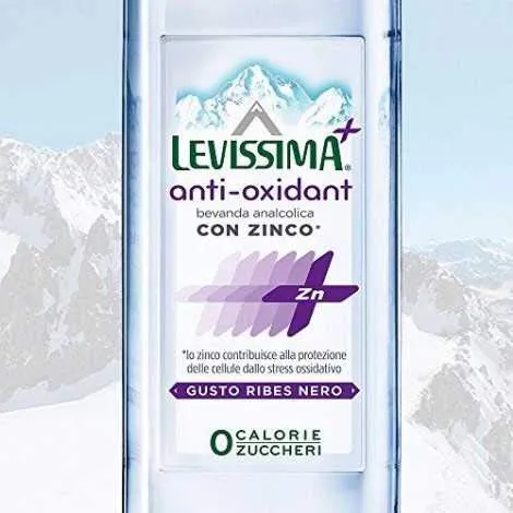 LEVISSIMA+ ANTI-OXIDANT, con acqua minerale naturale Levissima e Zinco 12x60cl