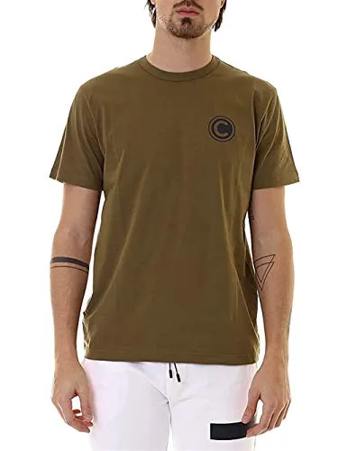 Colmar Maglia a Manica Corta 6VP Solid Color Uomo, Olive, L