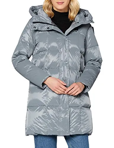 Blauer Impermeabile/Trench Lunghi IMB Piuma 90/10 Piumino Lungo da Donna, 934 Grigio Piccione, XL